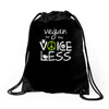 vegan for the voiceless Drawstring Bags