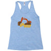 dig deep gold rush Racerback Tank