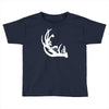 deer antler with buck forest Toddler T-shirt