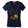 Total Solar Eclipse Camp Women's V-Neck T-Shirt