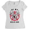 be my beelze bud Women's Triblend Scoop T-shirt