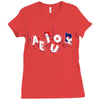 vowel party time Ladies Fitted T-Shirt