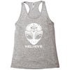 alien believe Racerback Tank