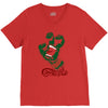 screaming mutant hand V-Neck Tee