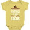 i love you and tacos Baby Bodysuit