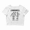 onward robots! &ndash; by chris ware Crop Top