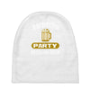 bachelor party drinking team wedding groomsmen bridal funny Baby Beanies