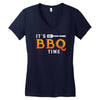 It's BBQ Time Women's V-Neck T-Shirt