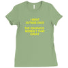 i went outside once Ladies Fitted T-Shirt