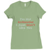 not antisocial Ladies Fitted T-Shirt