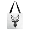 Deer With Diamond Tote Bags