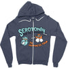 serotonin &amp; the dopamines Zipper Hoodie