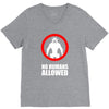 no humans allowed district 9 V-Neck Tee