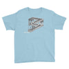 some game involving falling blocks in the style of m.c. escher Youth Tee