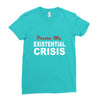 existential crisis Ladies Fitted T-Shirt