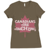 canadians are amehzing Ladies Fitted T-Shirt