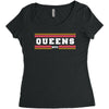 Queens Nyc Women's Triblend Scoop T-shirt