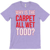 why is the carpet wet todd T-Shirt