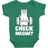 gym cat workout Baby Bodysuit