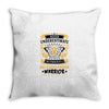 Never Underestimate the Strength of a Childhood Cancer Warrior Throw Pillow