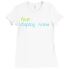 computer science Ladies Fitted T-Shirt