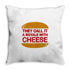 royale with cheese Throw Pillow