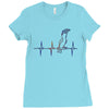 my heart beats for parrots Ladies Fitted T-Shirt