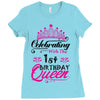 Celebrating With the 1st Birthday Queen Ladies Fitted T-Shirt