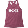 boo pumpkin Racerback Tank