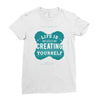 ife is creating Ladies Fitted T-Shirt