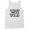 shut down slogan Tank Top
