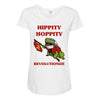 hippity hoppity revolutionize Maternity Scoop Neck T-shirt