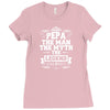 Pepa The Man The Myth The Legend Ladies Fitted T-Shirt