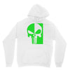 mad engine marvel brand punisher scar glow in the dark Unisex Hoodie