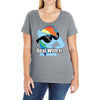 deal with it Ladies Curvy T-Shirt