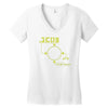 scouter saiyan Women's V-Neck T-Shirt