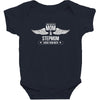 i have two titles Baby Bodysuit