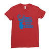 don't buck with texas funny Ladies Fitted T-Shirt