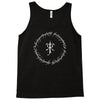 tolkien ring inscriptions Tank Top