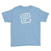 this side up funny drinking Youth Tee