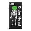 ciderhead cider drinking skeleton and apple iPhone 7 Case