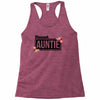 blessed aunitie with flower Racerback Tank