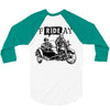 frideay white 3/4 Sleeve Shirt