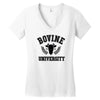 bovine university Women's V-Neck T-Shirt
