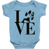 LOVE MY DOG Baby Onesie