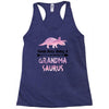 cool grandma saurus Racerback Tank