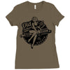 old school Ladies Fitted T-Shirt