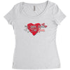 FAHRIE77 Women's Triblend Scoop T-shirt