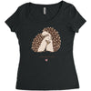 hedgehugs Women's Triblend Scoop T-shirt