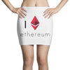 I Love Ethereum Mini Skirts